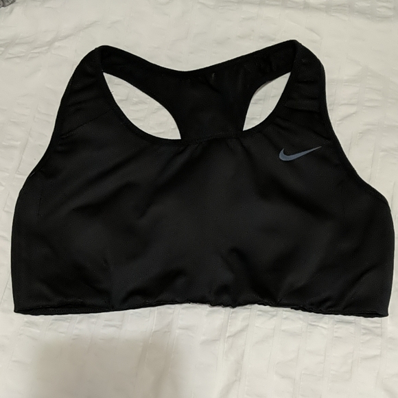 BLACK NIKE SPORTS BRA - Picture 1 of 2